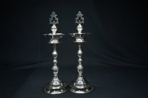 Pure Silver Fancy Diya Pair 250g