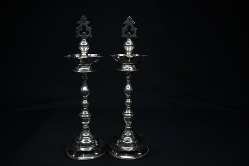 Pure Silver Fancy Diya Pair 250g
