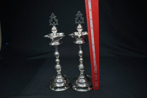 Pure Silver Fancy Diya Pair 250g