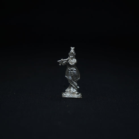Pure Silver Murali Krishna Idol 12g