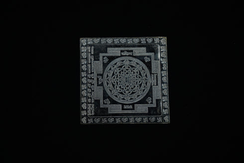 Pure Silver Sri Yantra For Home