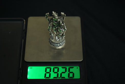 Pure Silver Antique Hayagriva Sahita Bhu Lakshmi Varaha Idol 89.3g