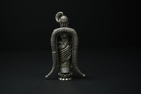 Pure Silver Aandal Amma Antique Idol 210.04grams