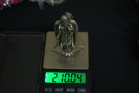 Pure Silver Aandal Amma Antique Idol 210.04grams