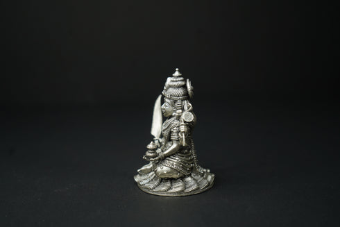 Pure Silver Sri Mavullamma Devi Antique Idol 110grams