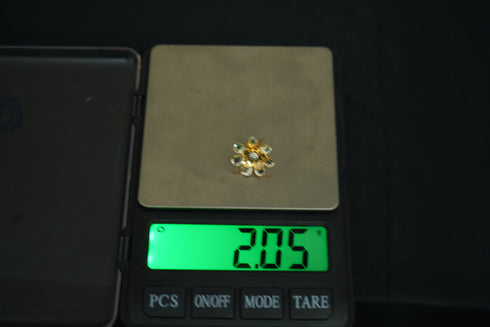 Pure Silver Golden Flowers 10g (Pack of 5)