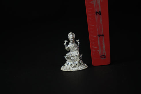 Pure Silver Goddess Laxmi Devi Idol 16.29grams