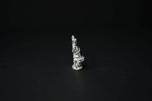 Pure Silver Lakshmi On Lotus Flower Idol 14.8grams
