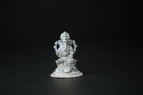 Pure Silver Ganesh Idol 38g