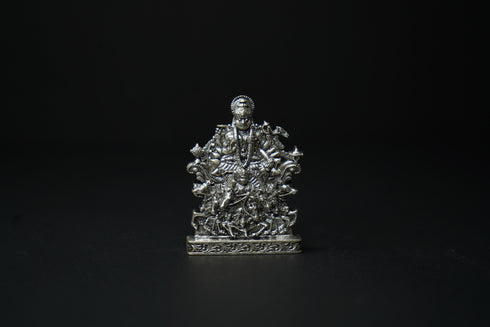 Pure Silver Lord Surya Bhavanam Antique Idol 46.67g