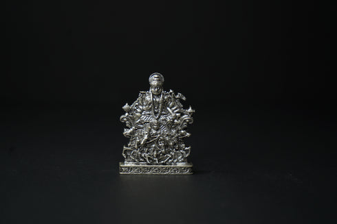 Pure Silver Lord Surya Bhavanam Antique Idol 46.67g