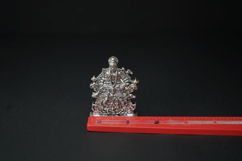 Pure Silver Lord Surya Bhavanam Antique Idol 46.67g