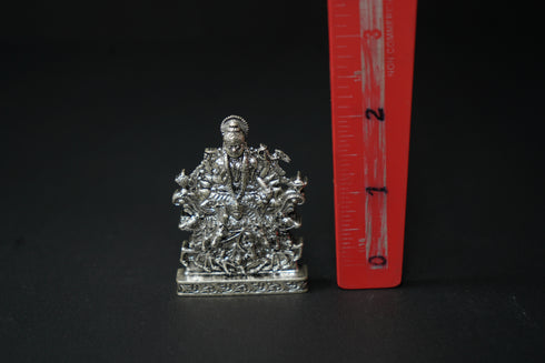Pure Silver Lord Surya Bhavanam Antique Idol 46.67g