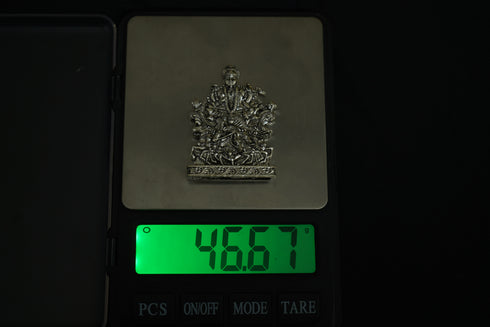 Pure Silver Lord Surya Bhavanam Antique Idol 46.67g