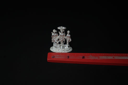 Pure Silver Ram Parivar Idol 26.63 grams