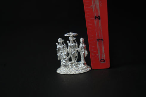 Pure Silver Ram Parivar Idol 26.63 grams