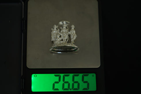 Pure Silver Ram Parivar Idol 26.63 grams