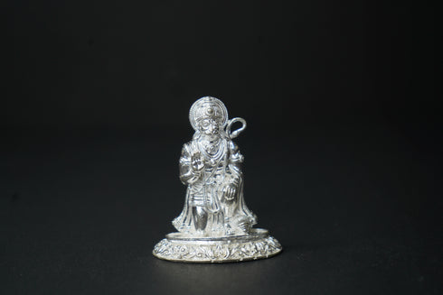 Pure Silver Large Hanuman Idol 46.47grams