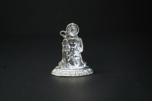 Pure Silver Large Hanuman Idol 46.47grams