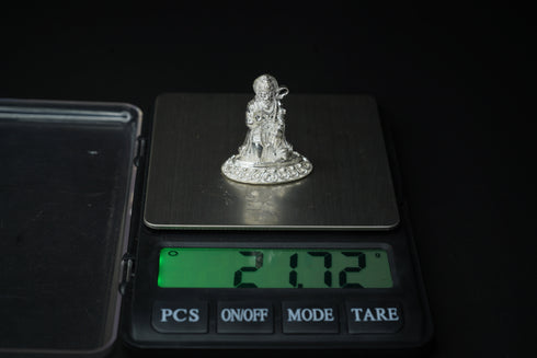 Pure Silver Hanuman Bajrangbali Idol 21.72grams