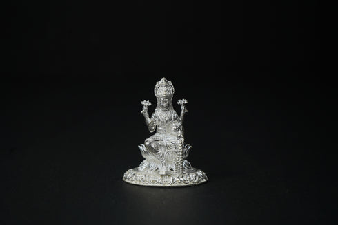 Pure Silver Lakshmi Idol 31.98grams