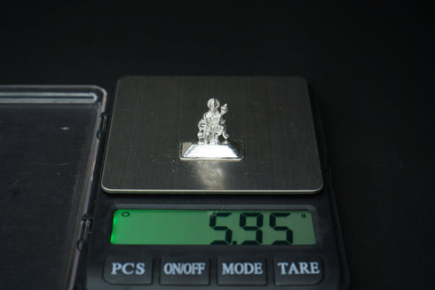 Pure Silver Hanuman Ji Statue 5.95grams