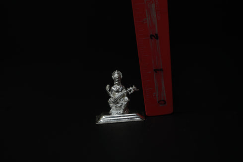 Pure Silver Saraswathi Devi Idol 11.98 grams