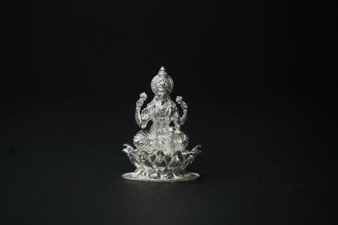 Pure Silver Dhana Lakshmi Idol 34.38grams