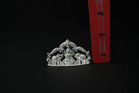 Pure Silver Lakshmi Ji With Elephant Idol 19.11 grams