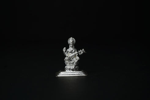 Pure Silver Saraswathi Idol 19.22 grams