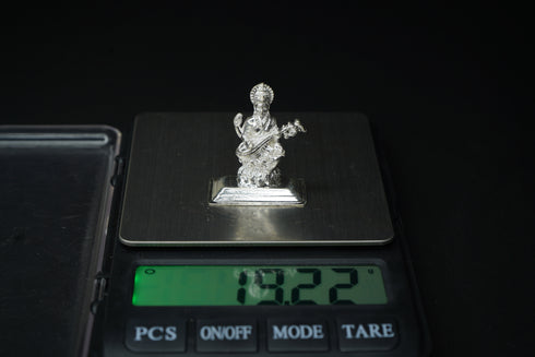 Pure Silver Saraswathi Idol 19.22 grams