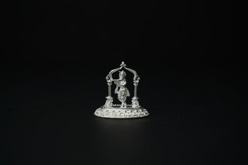 Pure Silver Lord Krishna With Flute Idol 16.32 grams