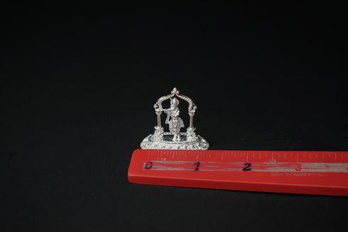 Pure Silver Lord Krishna With Flute Idol 16.32 grams