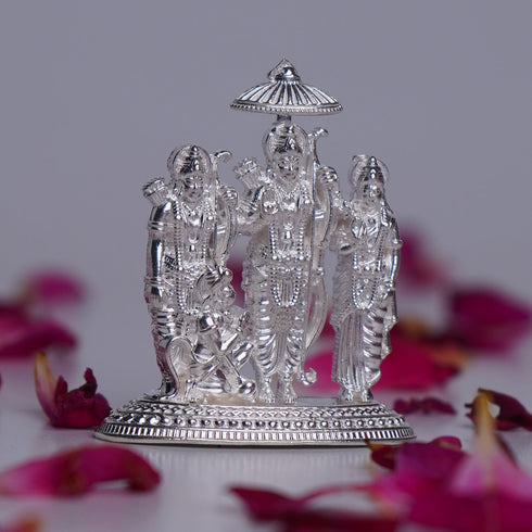 Pure Silver Ram Parivar Idol 22g