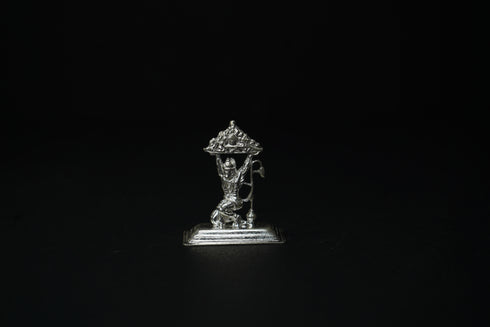 Pure Silver Ram Bhakt Hanuman Idol 9.99 grams