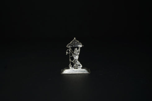 Pure Silver Ram Bhakt Hanuman Idol 9.99 grams