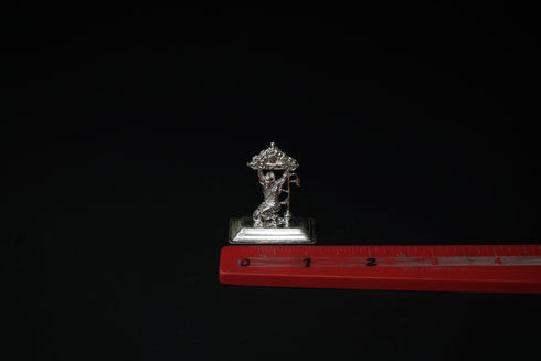 Pure Silver Ram Bhakt Hanuman Idol 9.99 grams