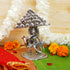 Servdharm Govardhan Krishna Idol 8.5 inch Silver Plated