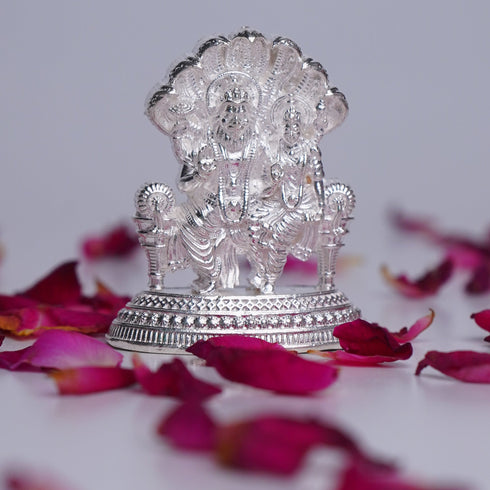 Pure Silver Lakshmi Narasimha Idol 30g
