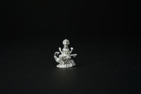 Pure Silver Saraswati Idol 22.52 grams
