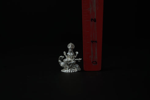 Pure Silver Saraswati Idol 22.52 grams