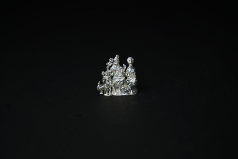Pure Silver Mahadev Family Idol 35.93 grams