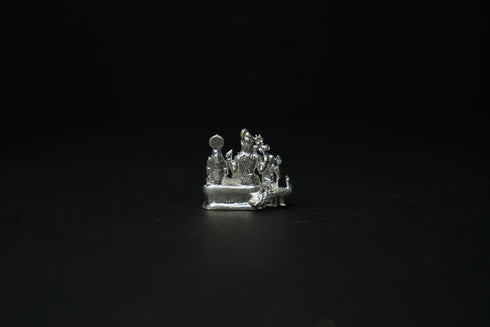 Pure Silver Mahadev Family Idol 35.93 grams