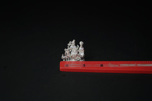 Pure Silver Mahadev Family Idol 35.93 grams