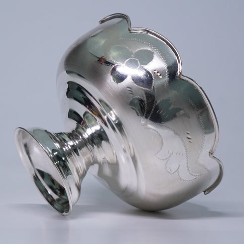 Pure Silver Bowl With Stand Base 129g