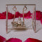 Pure Silver Jhula Set With Krishna Idol 12g
