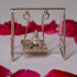 Pure Silver Jhula Set With Krishna Idol 12g