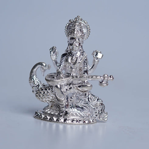 Pure Silver Saraswati Idol 54g