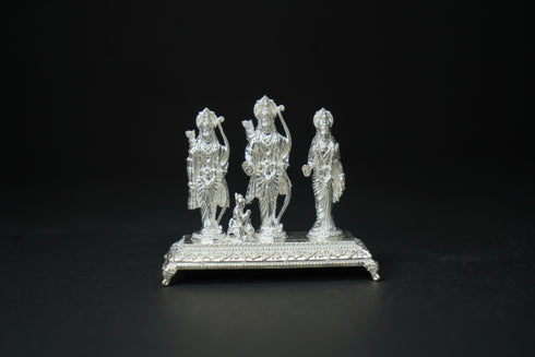 Pure Silver Ram Parivar Idol 93.61g