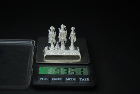 Pure Silver Ram Parivar Idol 93.61g